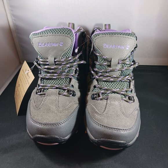 BearPaw Corsica Women's Waterproof Hiking Boot size 6 Gray Fog - Picture 2 of 11